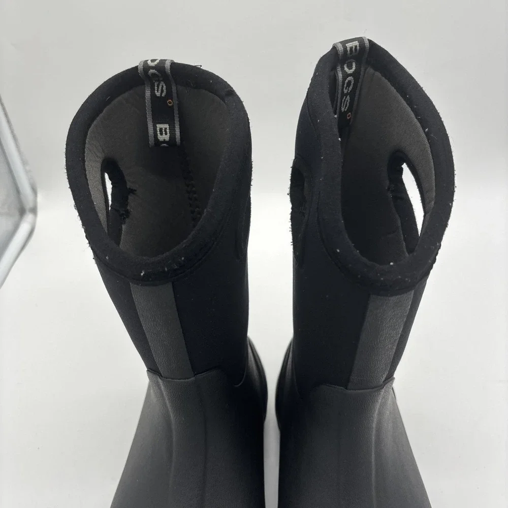 BOGS Classic High Waterproof Insulated Boots Youth Size 3 Black Winter Rain Snow